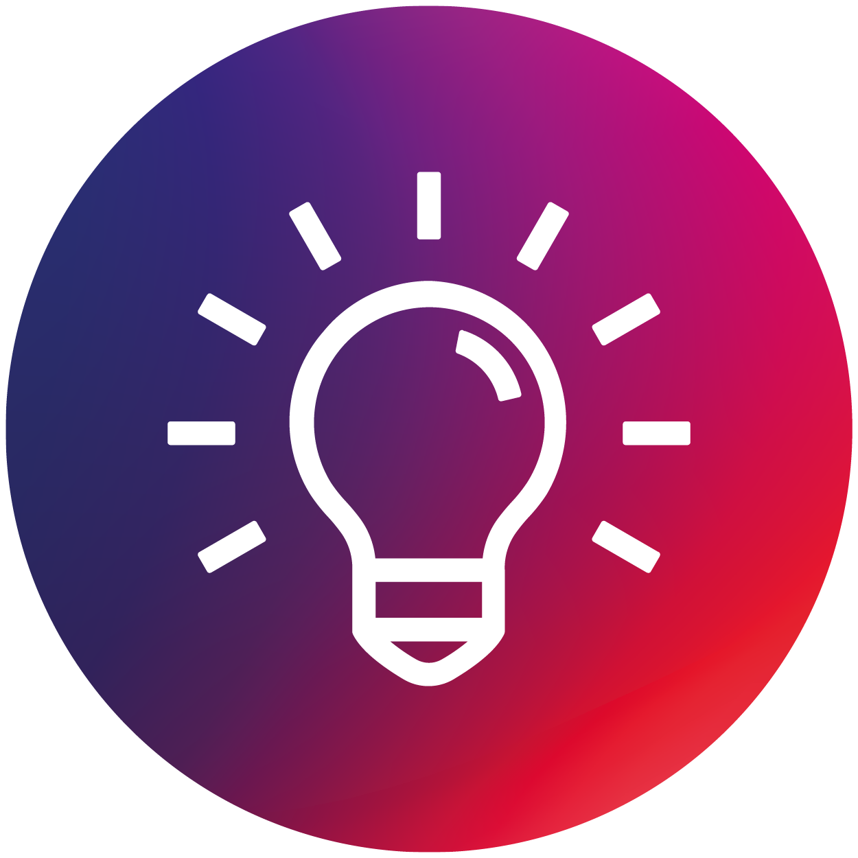 Illustration of a light bulb